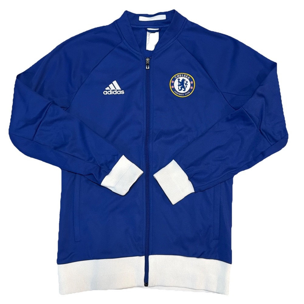 2016 Adidas‎ Chelsea FC Anthem Track Jacket Blue Size:M Mens